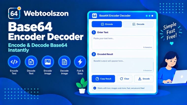 Base64 Encoder / Decoder — Encode & Decode Text Online