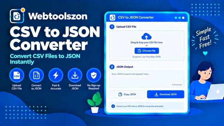CSV to JSON Converter — Convert CSV Data Online
