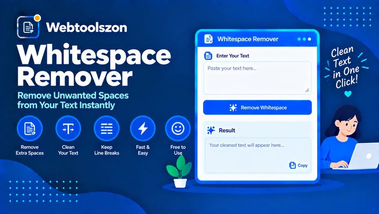 Whitespace Remover — Trim Extra Spaces & Blank Lines Online